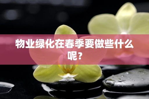 物业绿化在春季要做些什么呢？