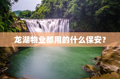 龙湖物业都用的什么保安？