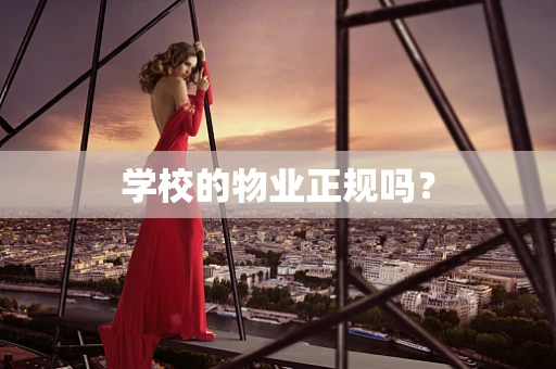 学校的物业正规吗？