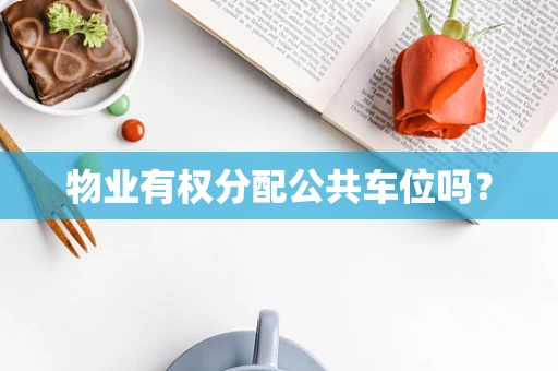 物业有权分配公共车位吗？