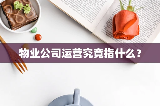 物业公司运营究竟指什么？