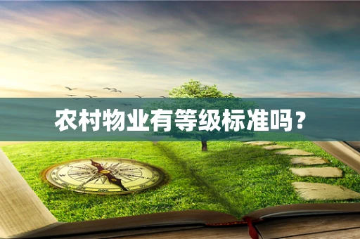 农村物业有等级标准吗？