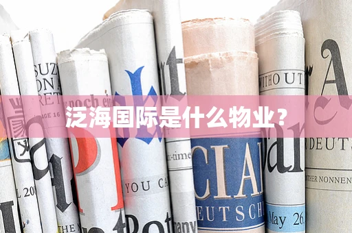 泛海国际是什么物业？