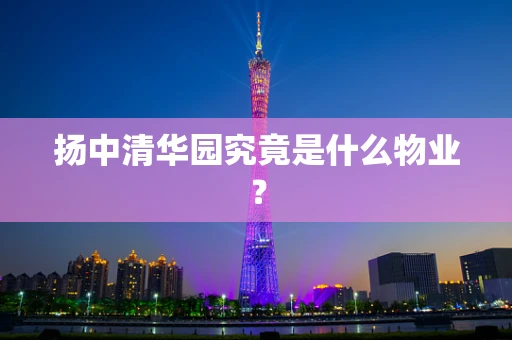 扬中清华园究竟是什么物业？