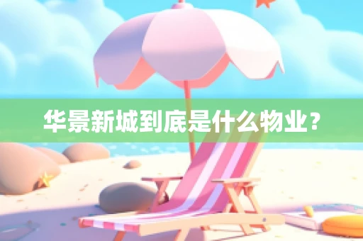 华景新城到底是什么物业？