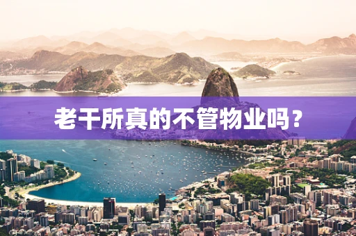 老干所真的不管物业吗？