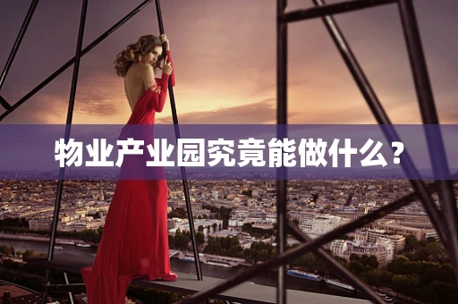 物业产业园究竟能做什么？