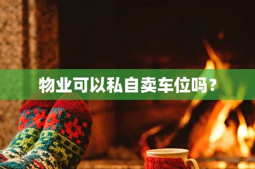 物业可以私自卖车位吗？