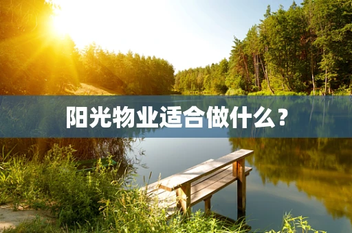 阳光物业适合做什么？