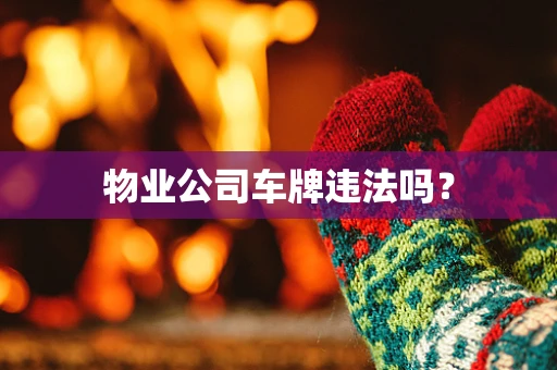 物业公司车牌违法吗？