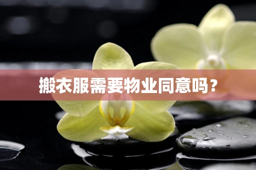 搬衣服需要物业同意吗？