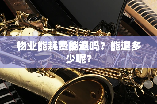 物业能耗费能退吗？能退多少呢？