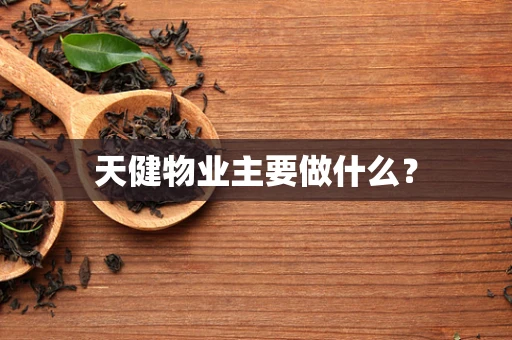 天健物业主要做什么？