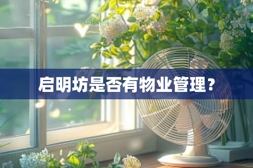 启明坊是否有物业管理？