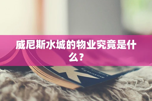 威尼斯水城的物业究竟是什么？