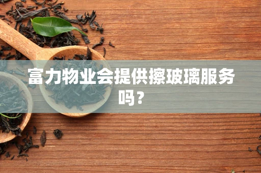 富力物业会提供擦玻璃服务吗？