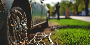 物业给汽车加锁违法吗？