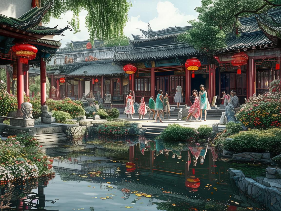 中堂现在物业美女多吗？