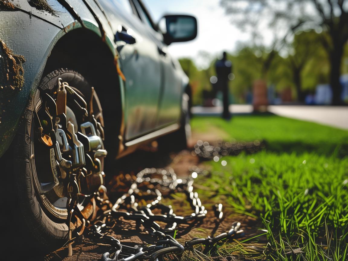 物业给汽车加锁违法吗？